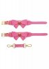 Kajdanki na kostki różowe do BDSM Ankle Cuffs Set Pink